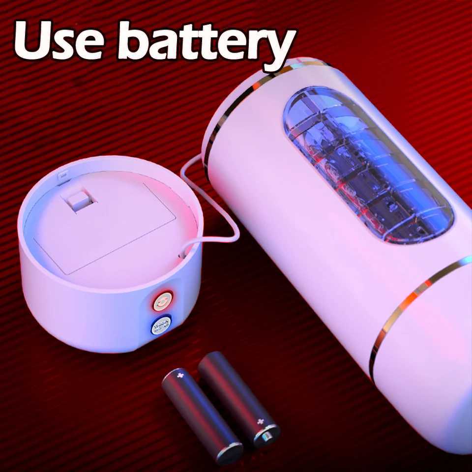 Male Masturbation Cup Powerful Vibrator Mens Masturbator Intelligent Voice Battery Penis Massager Adult Sexy Sex Toy For Men W250621