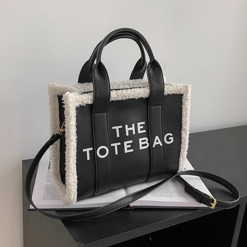 Designer Bag Tote Bag Luxury Bag Women Handbags Letter Shoulder Bags Winter PU Shopper Purses Crossbody Bags for Women 02