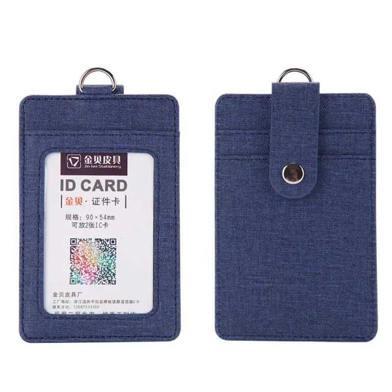 Fashion Slim Mini Leather Wallet Bank Business Holder Leather Short Purse ID Card Holder Badge Bag Case Z250621