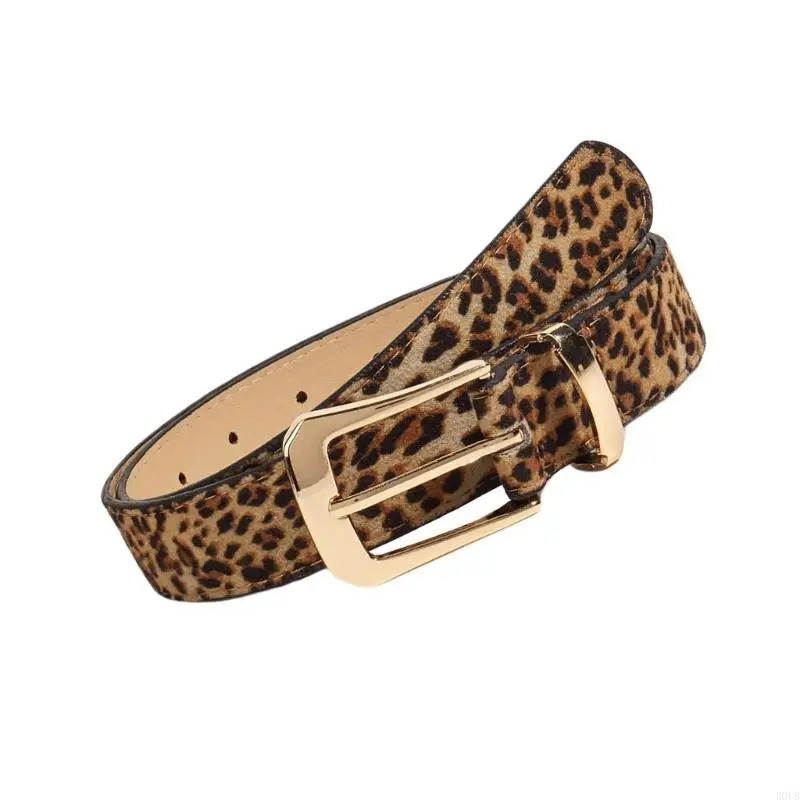 Unique Waist Belt Leopard Print Chain for Cowboy Cowgirl Stylish Buckle Retro Waistband Waist Chain Belt 250617