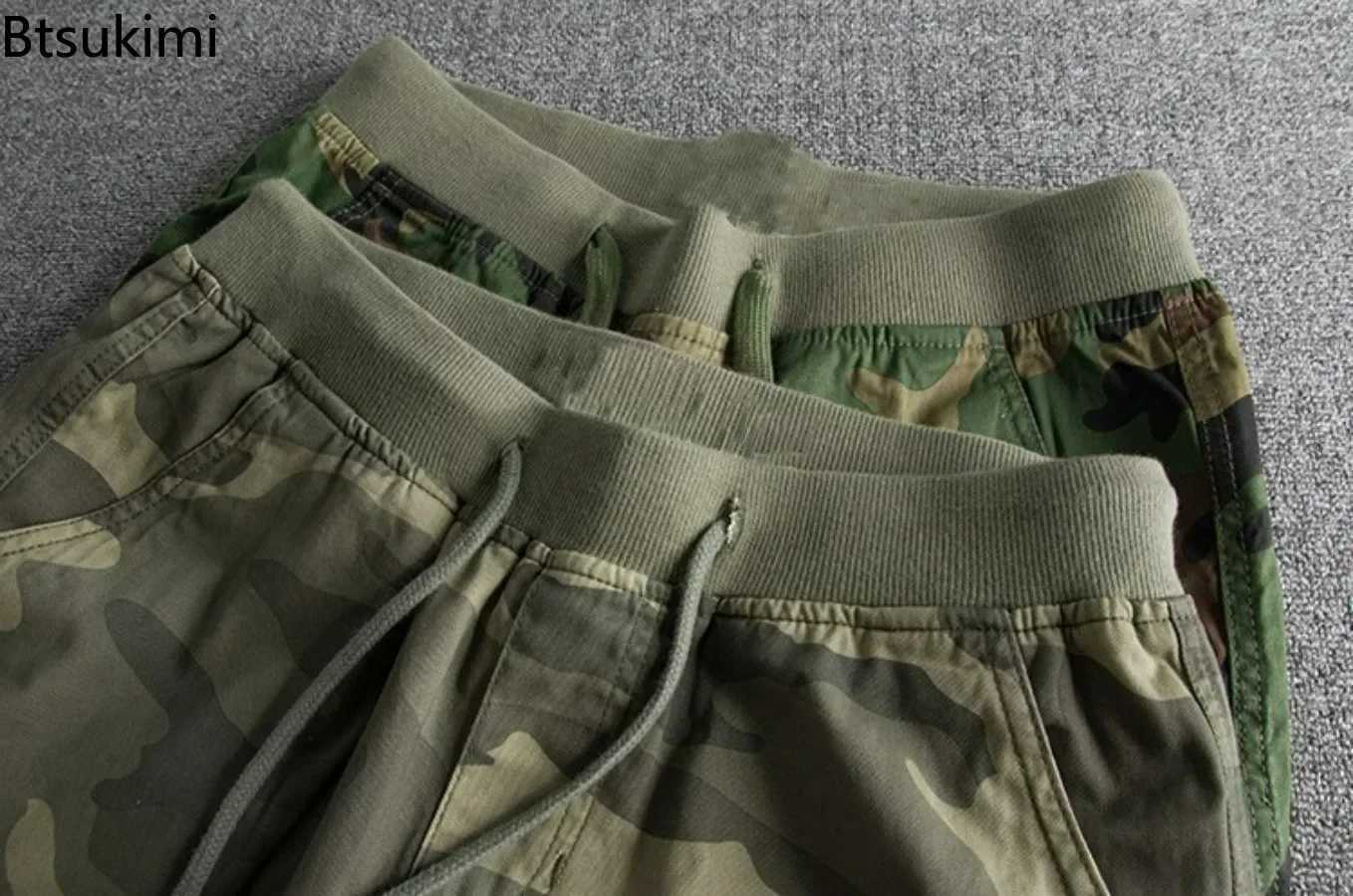 2025 Summer High Quality Camouflage Shorts Men Casual Shorts Fashion Elastic Waist Comfort Loose Personalized Sweatpants for Men W250621