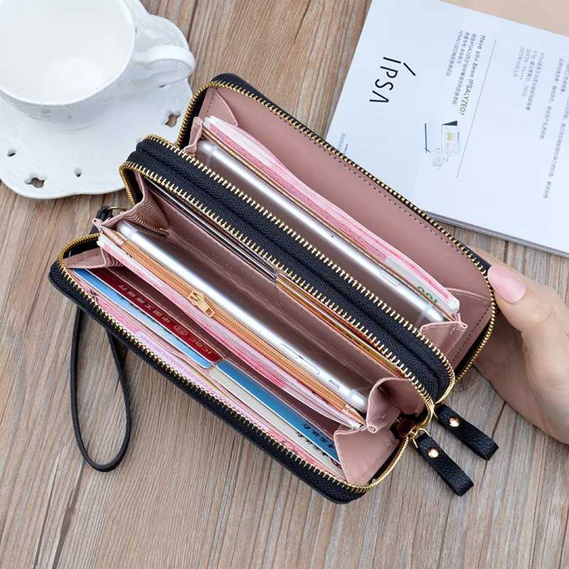 Pu Leather Women Wallets Women Purses Fashion Long Zipper Womens Wallet Money Coin Holder Female Long Purse Female Purse Zipper Z250621