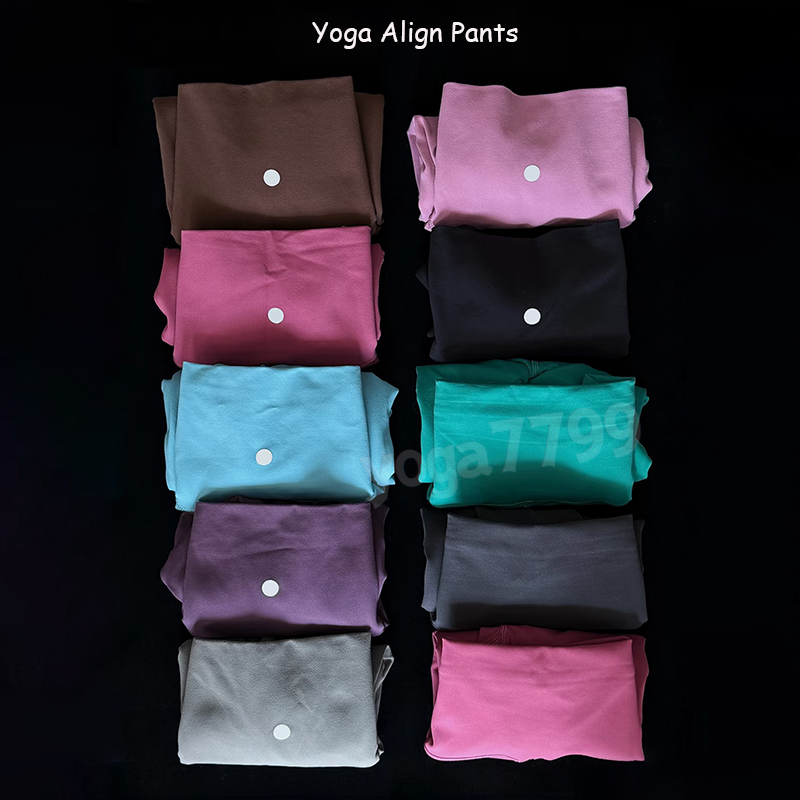 Yoga Pants Align Leggings Women Cropped Pants Outfits Lady Sports Pants Exercise Fitness Wear High Waist Strechy Shaping Pants Workout Oush-up Tignts Gym Bottoms