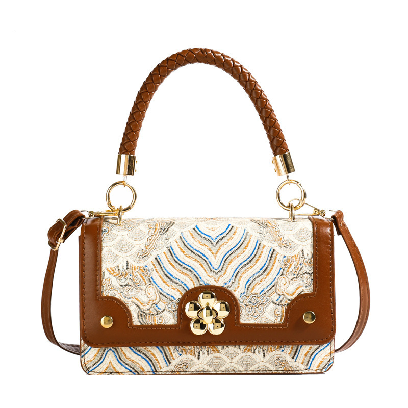 Free Shipping 2025 New Designer Bag Bags Retro Simple Handbag For Women New Fashion Versatile Stylish Patchwork Trendy High-quality Shopping Bags Smal