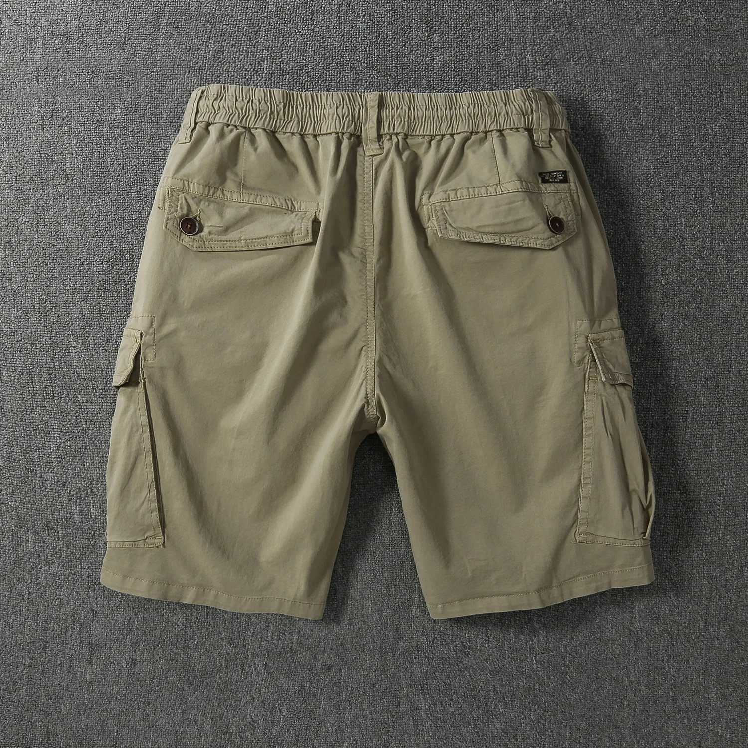 Summer Mens Cargo Shorts Cotton Shorts Korean Fashion Khaki Short Pants Harajuku Mens Clothing Hot Sales Casual Sweatpants W250621