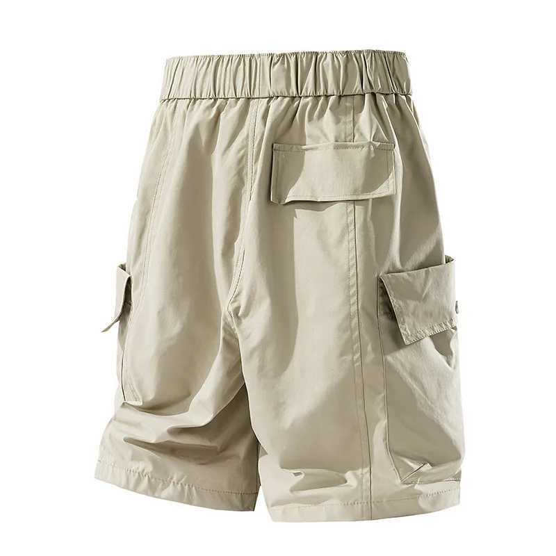 Men Comfort Breathable Sports Shorts Summer New Multiple Pockets Casual Shorts Outdoor Fashion Mountaineering Cargo Shorts W250621