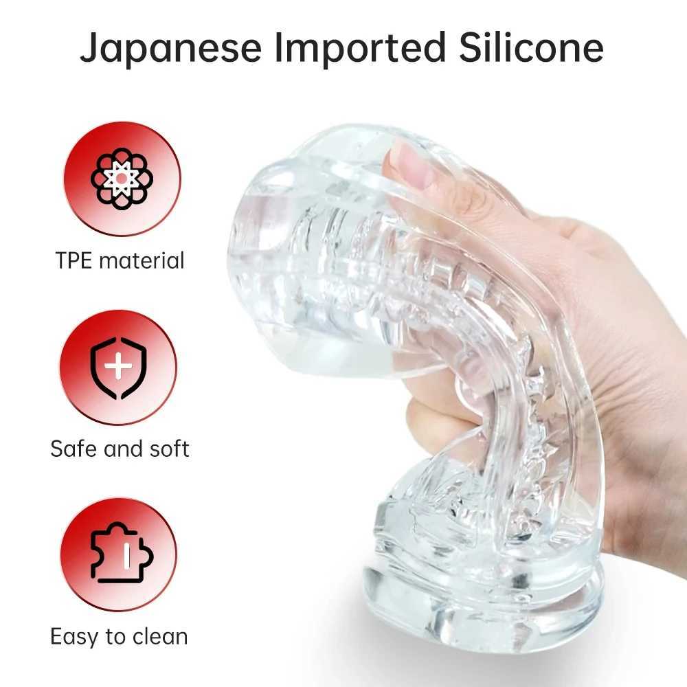 DRYWELL Masturbator Male Sex Toys for Men Japan Masturbator for Men Realistic Vagina Silicone Pocket Pussy Man Masturbation W250621