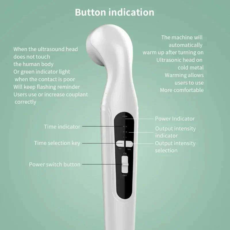 Ultrasound Physiotherapy Device Arthritis Physical Therapy Waist Arm Pain Relief Muscle Stimulator Body Massager Healthcare