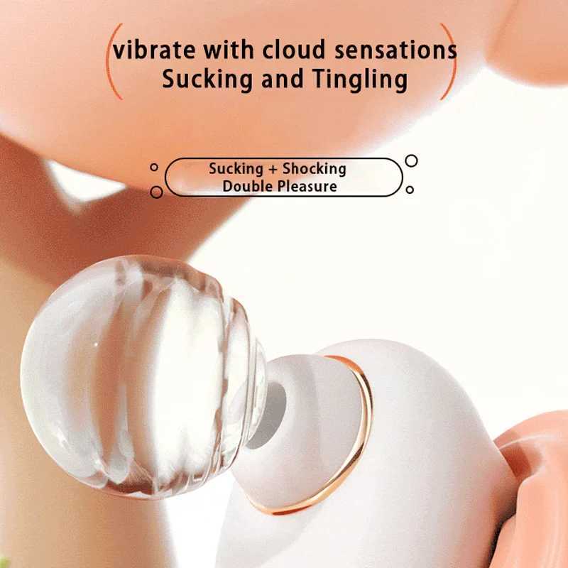 Sucking Vibrator Cute Pussy Female Clitoral Sucking Vibrator Clitoral Orgasm Stimulation USB Rechargeable Silicone Adult Sex Toy W250621