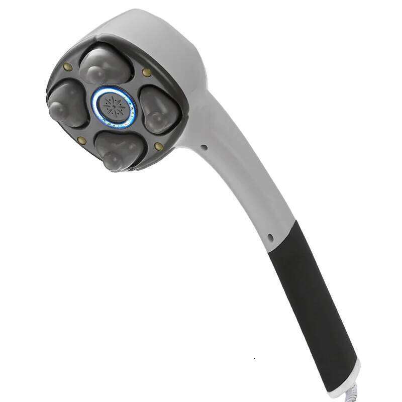 Electric Handheld Massager Four Head Hine Full Body Neck Vertebra Back Muscle Relax Vibrating Deep Tissue Massage Health Care