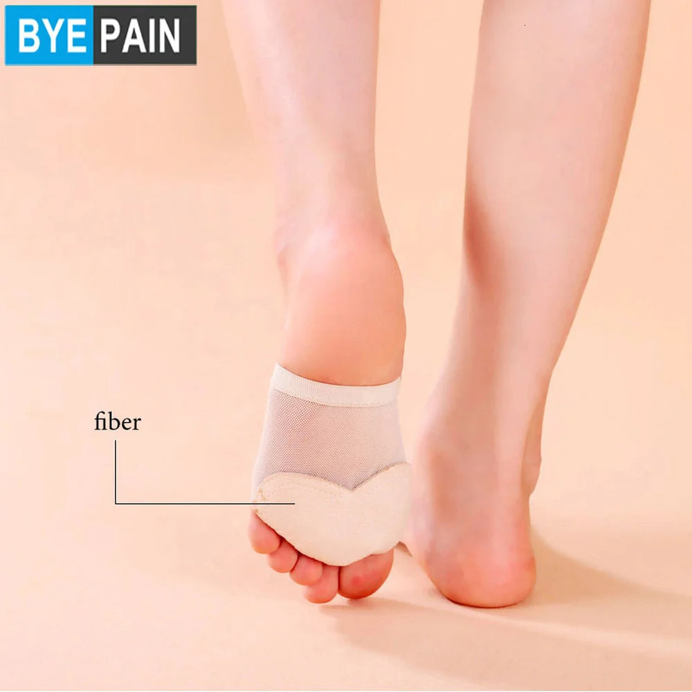 1Pair Ballet Dance Toe Pad Dancing Practice Shoes Foot Thongs Dance Paws Sole Metatarsal Pads Ball of Foot Cushions 250613