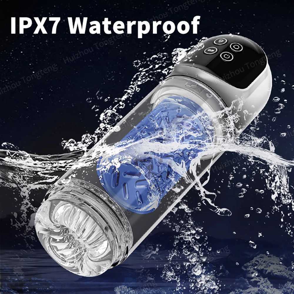 7 Rotating Sucking Water SPA Automatic Male Masturbator Cup Real Pussy Blowjob Machine Adult Masturbation Sex Toys For Men W250621