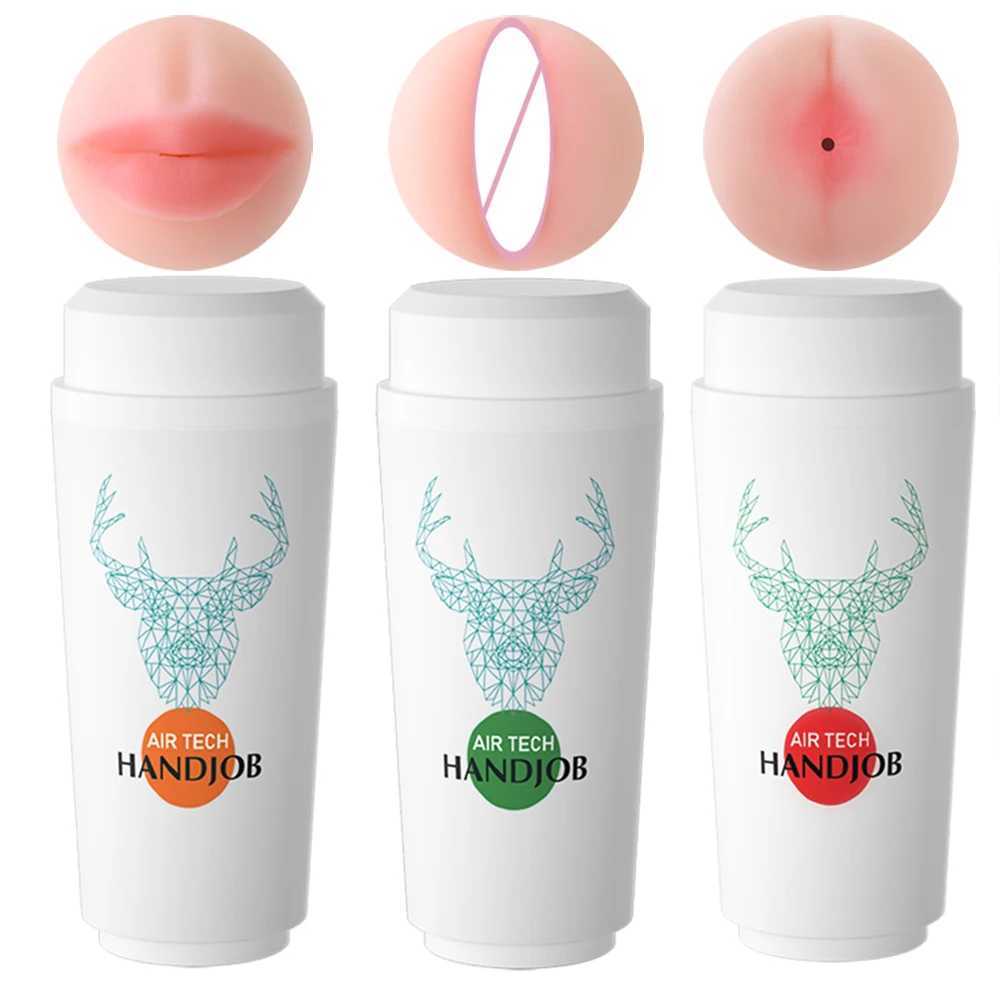 Realistic Vagina Sex Toys Scrotum Stimulator Safe Silicone Vaginal Male Masturbator Soft Pocket Pussy Male Sex Toy Adult Goods W250621