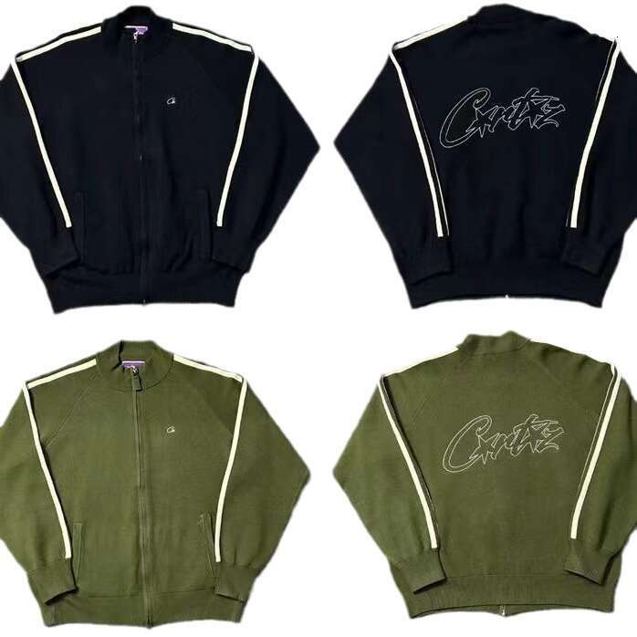 Trendy New Letter Street Style Unisex Loose Casual Zipper Cardigan Pullover Sweater Jacket