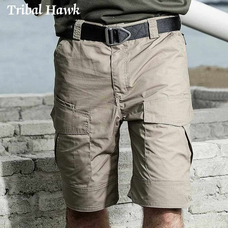 Men Shorts Tactical Camo Shorts Paintball Combat Casual Multiple Pockets Summer Camouflage Cargo Short Pants W250621