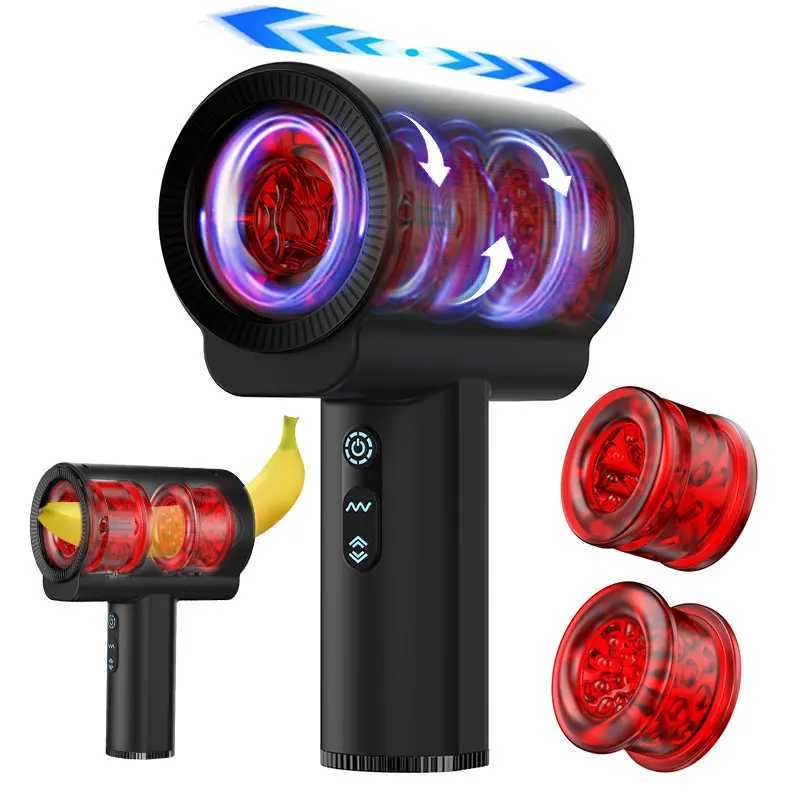 Automatic Male Masturbator Sex Toys for Men 360 Rotating Massage Male Suction Telescopic Masturbator Adult Products for Men W250621