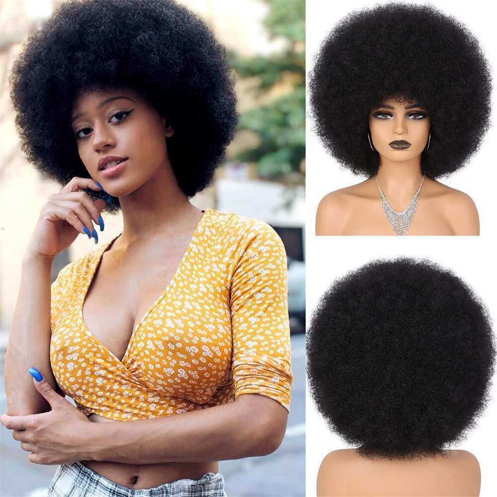New Afro Masquerade Clown Costume Props Fluffy Curly Wig Headgear