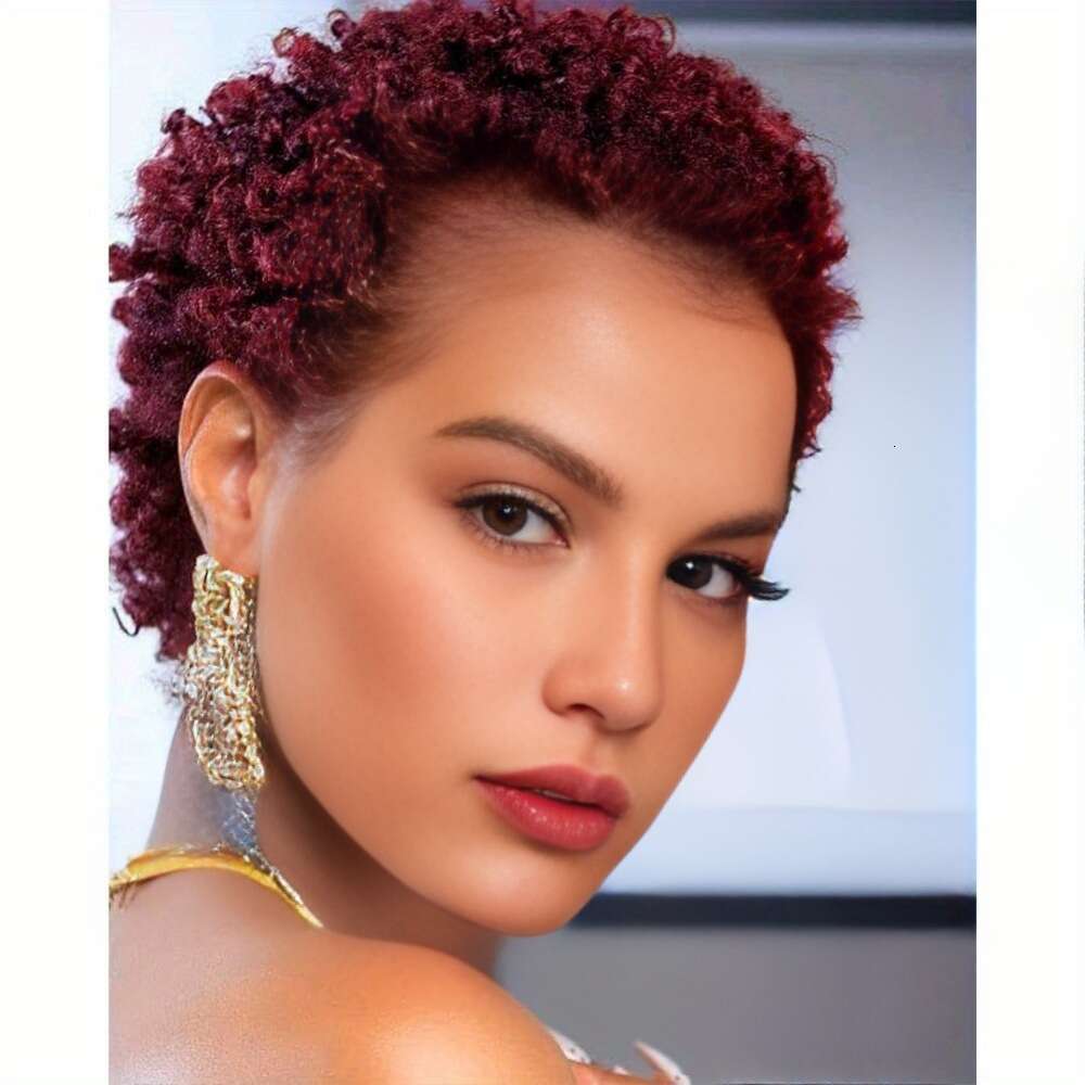 New Multiple Colors Available Wigs Women's Small Curly Hair Wig