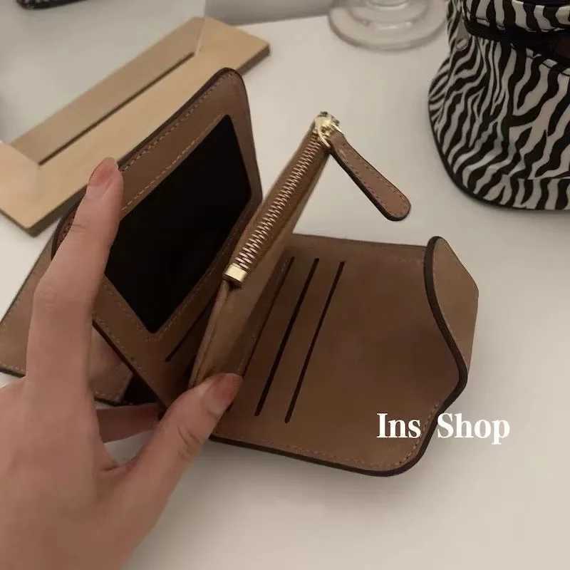 FAshion Womens Short Wallets PU Leather Matte Small Casual Coin Purse Zipper Money Bag Hasp CluTCh Holder Clip Z250621