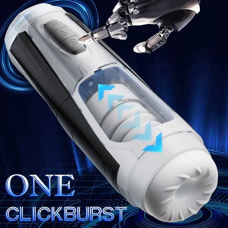 Automatic Sucking Telescopic Male Masturbator Cup Real Vagina Blowjob Machine Adult Sex Toy For Men W250621
