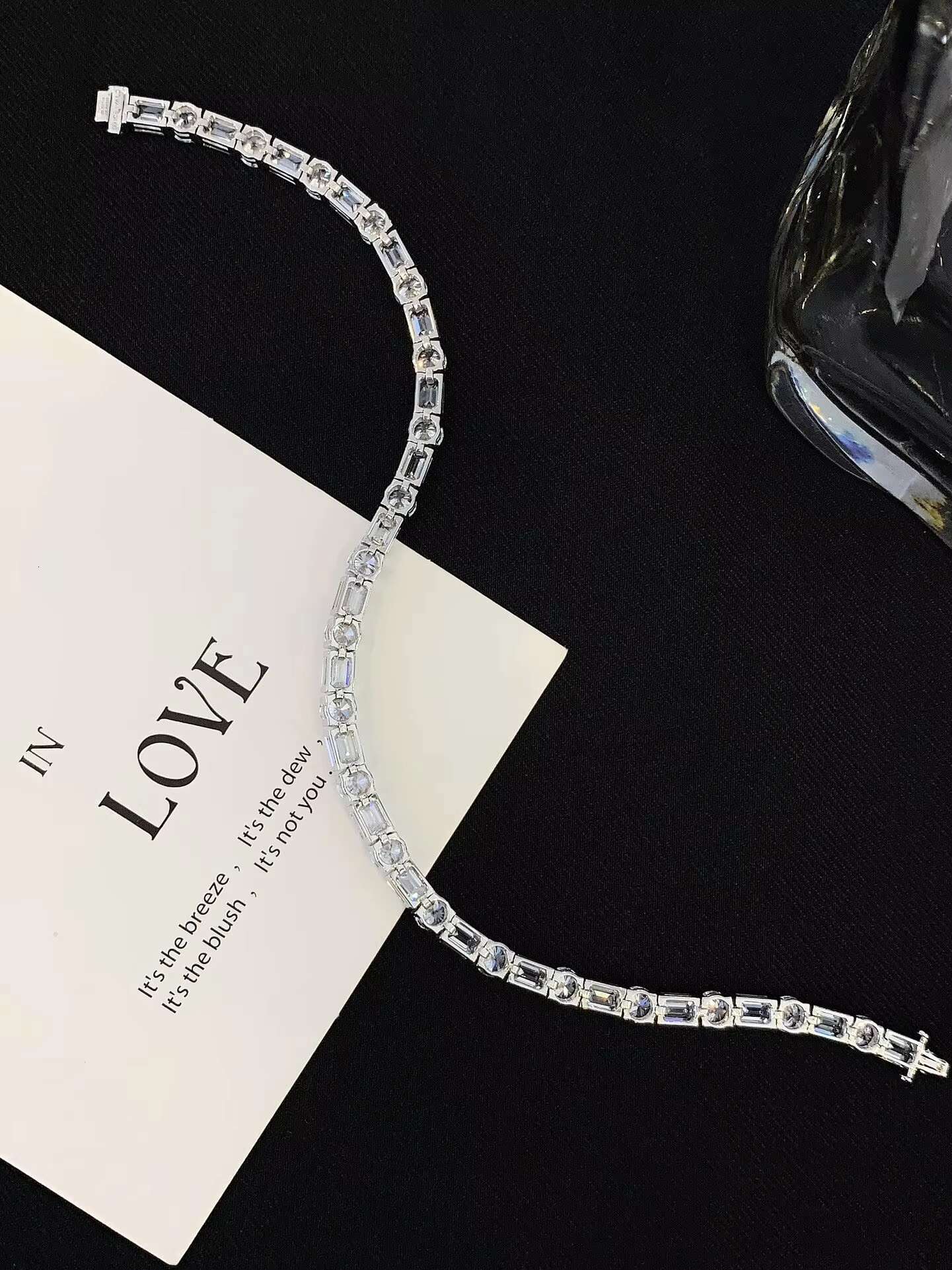 Factory Wholesale 18K Gold Lab Grown Diamond Tennis Bracelet 6.527ct Emerald Cut and 4.843ct/21 Round Cut Lab Diamond Bracelet