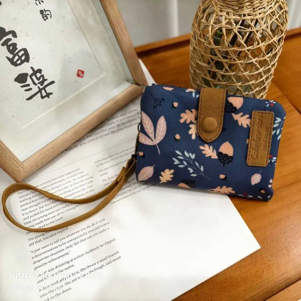 Women Cute Zipper Hasp Short Wallet PU Leather-Capacity Coin Purse Money Bag Frosted Printing ID Card Holder Cute Clutch Z250621