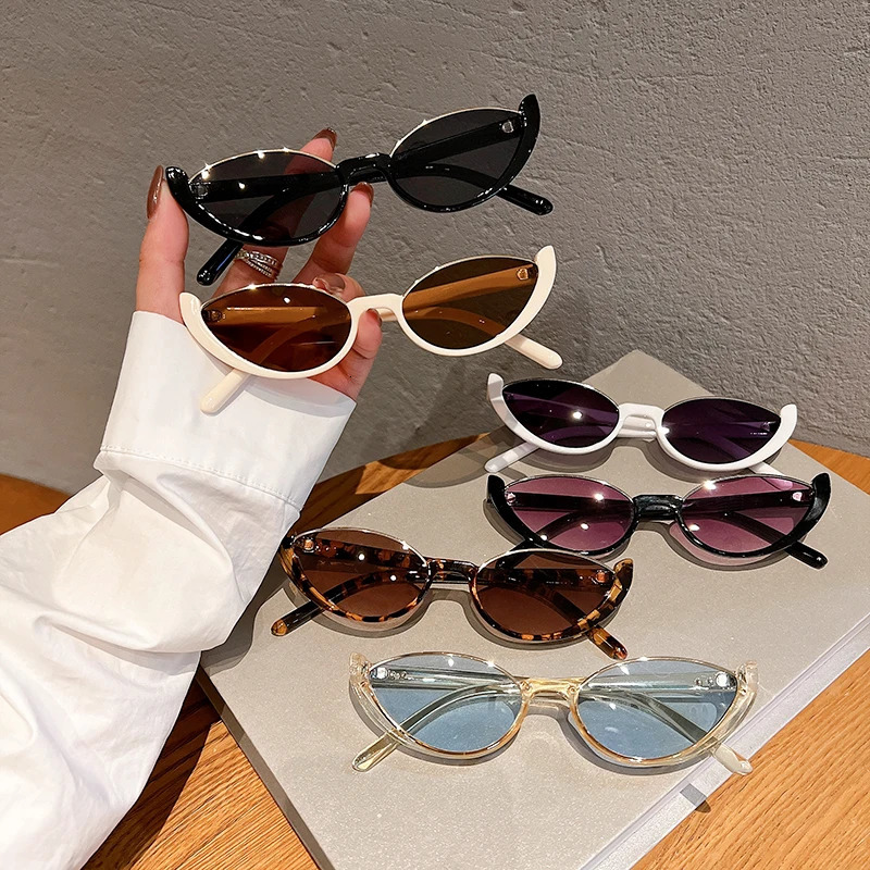 KAMMPT in Small Cat Eye Sunglasse Trendy Vintage Composite Shades Eyewear Fashion Sun Glasses 250617
