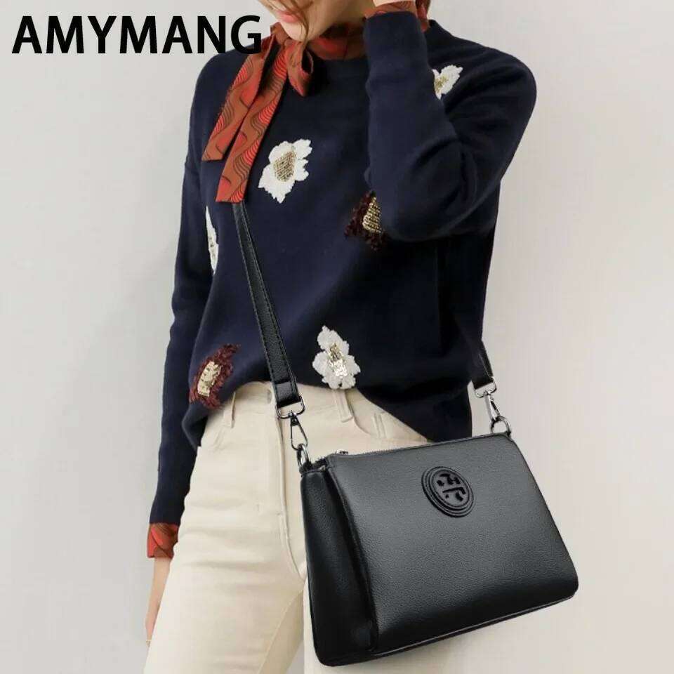 Versatile PU Crossbody for Women Stylish High Quality Brand Design Zipper Solid Color Pattern Casual Luxury Bag Daily Use Shoulder Bag