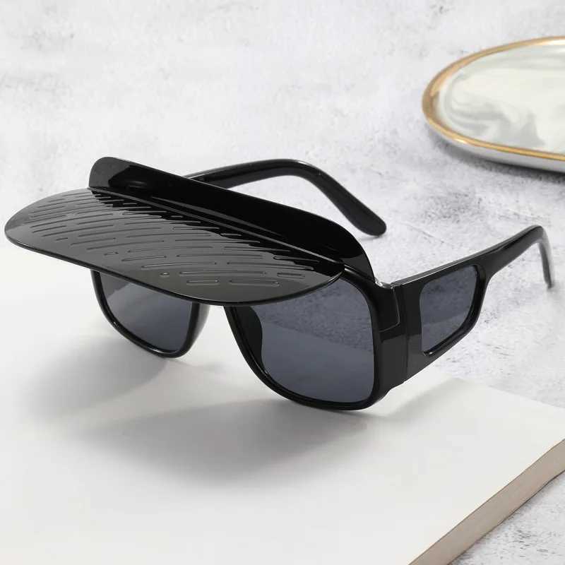 Polarized Sunglasses Multifunctional Anti Sunburn Sun Glasses with Sun Visor for Men Women Outdoor Camping Fishing Shades Eyewear W250621