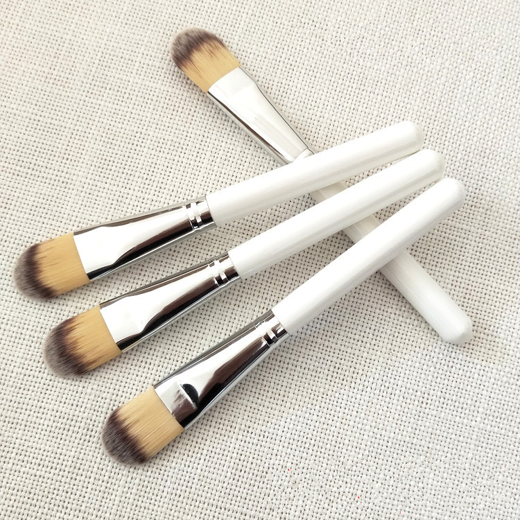 Women Foundation Makeup Brush Wooden Handle Multi-Function Mask Brushes Foundation Brush Facial Makeup Tools