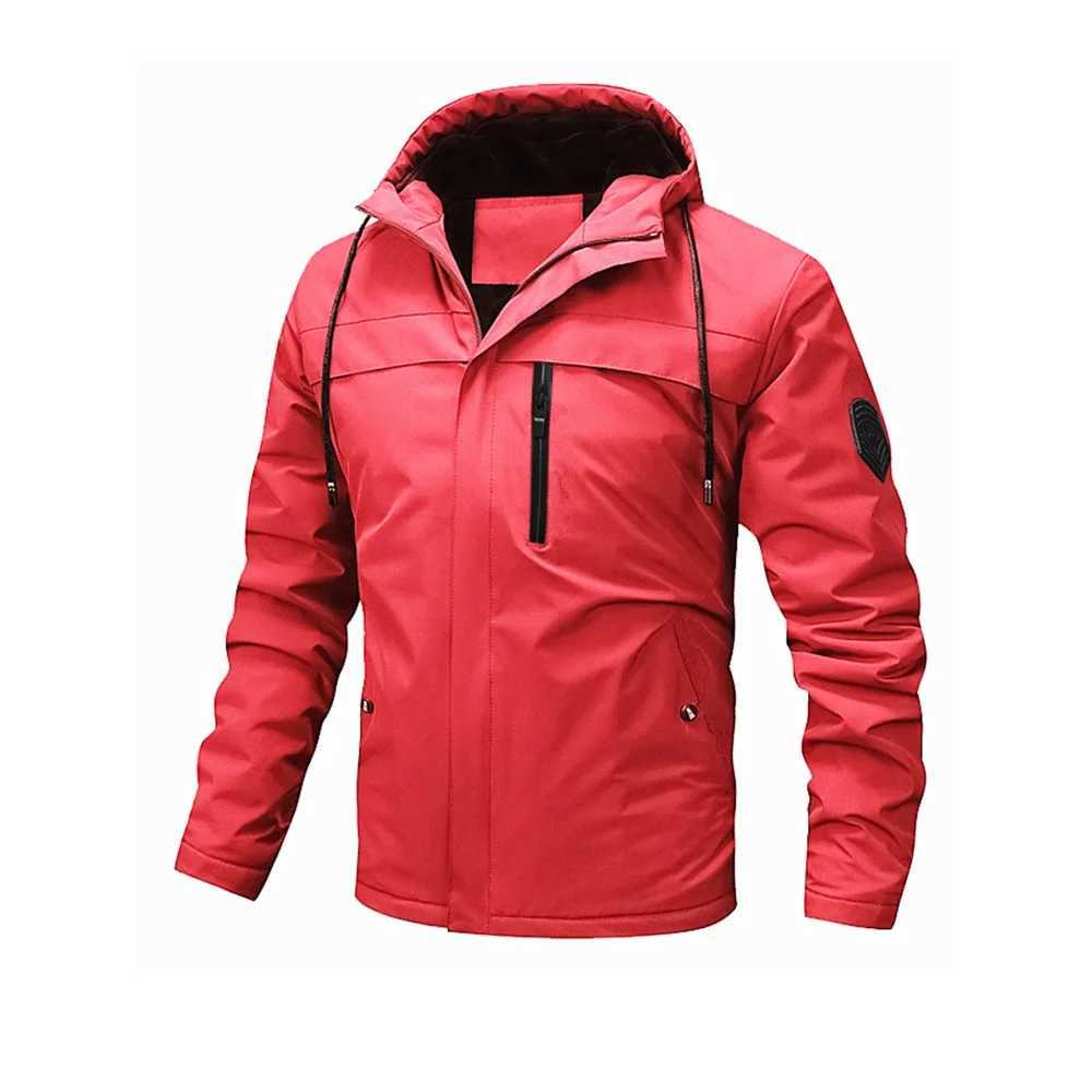 Spring Fall New Arrival Mens Jacket Windproof Zipper Casual High Quality Hooded Baseball Jacket Outdoor Sports Jacket XJ250621