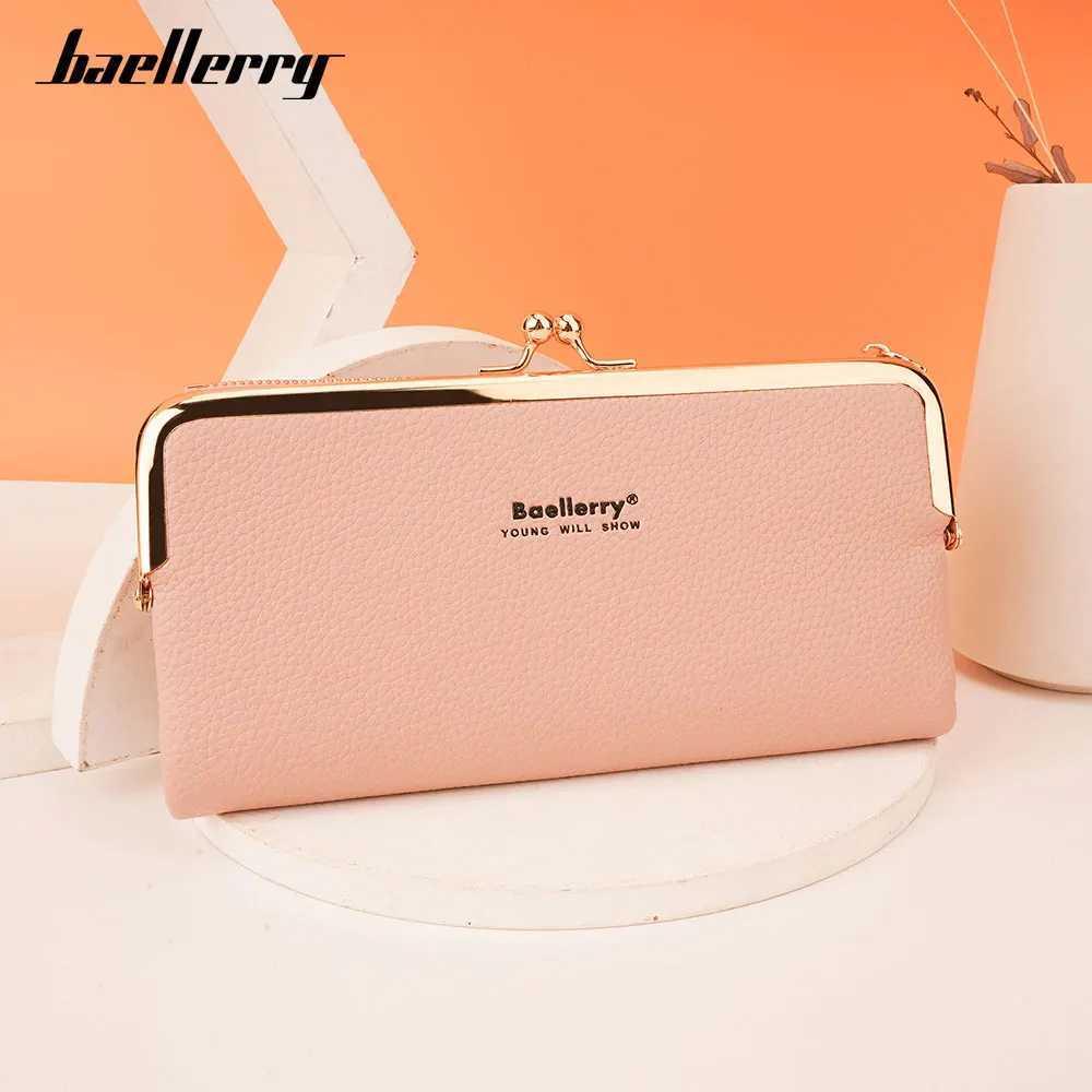 Baellery New Long Women Handbag Wallets Phone Bags High Quality Card Holders Female Purses Zipper Coin Pocket Womens Wallet Z250621