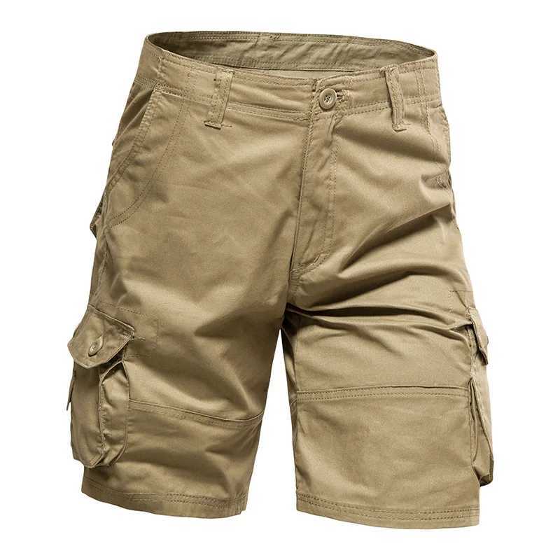 2025 New Summer loose workwear mens sports shorts plus fat plus size casual shorts mens multiple solid colors W250621