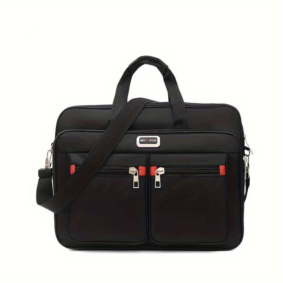 Laptop Briefcase Waterproof Laptop Bag Suitable For Business Shoulder Bag Expandable Messenger Computer Bag Suitable For Travel Z250621