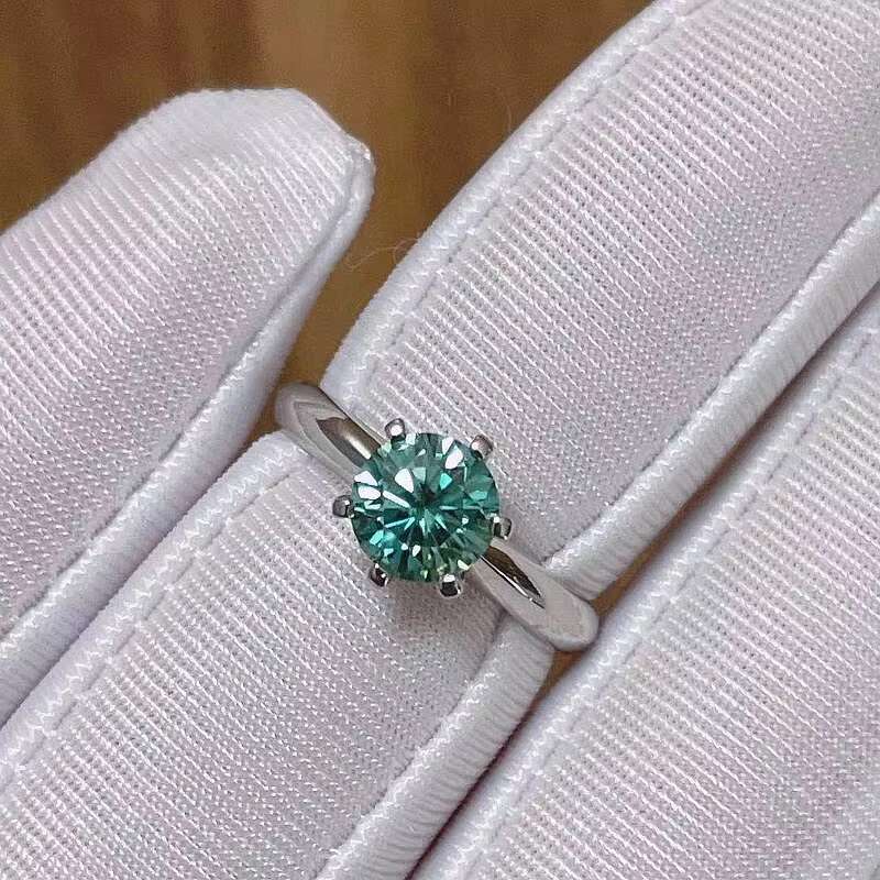Moissanite Engagement Rings Excellent Quality Color 925 Sterling Silver Moissanite Wedding Ring
