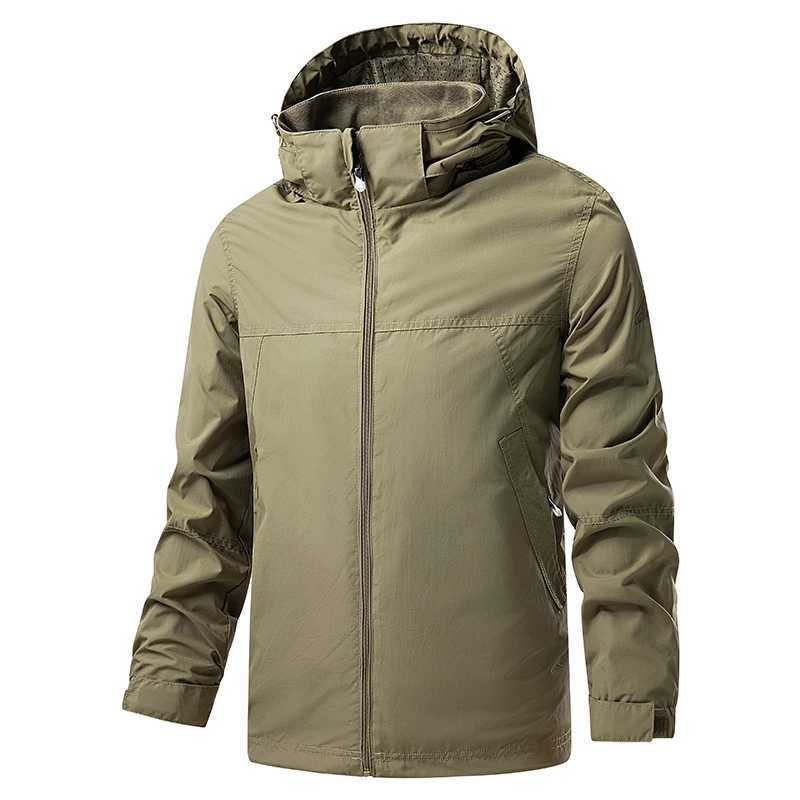 Camping Fishing Coat New Spring Plus Size Casual Lightweight Jacket Windbreaker Spring Autumn Hiking Waterproof Jackets for Men XJ250621