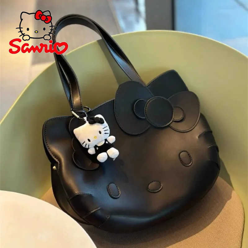 Sanrio Kawaii Hello Kitty Large Capacity Handheld Fitness Bag Women Anime Sanrio Girly Heart Cute Commuter Shoulder Bag Girls Giftw250621