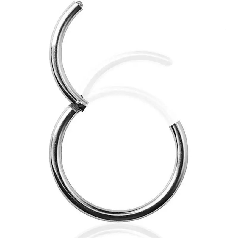 Stainless Steel Small Nose Rings Body Clips Hoop Tragus Septum Cartilage Piercing Jewelry For Women Men Girl Gift Body Jewelry 250617
