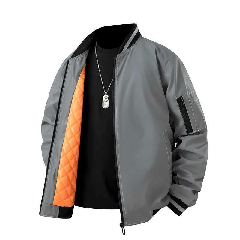 Mens Jacket Baseball Coat Male Spring Pilot Oversize Loose Fit Bomber Flight Windbreaker Casual Oversize Pilot JacketXJ250621