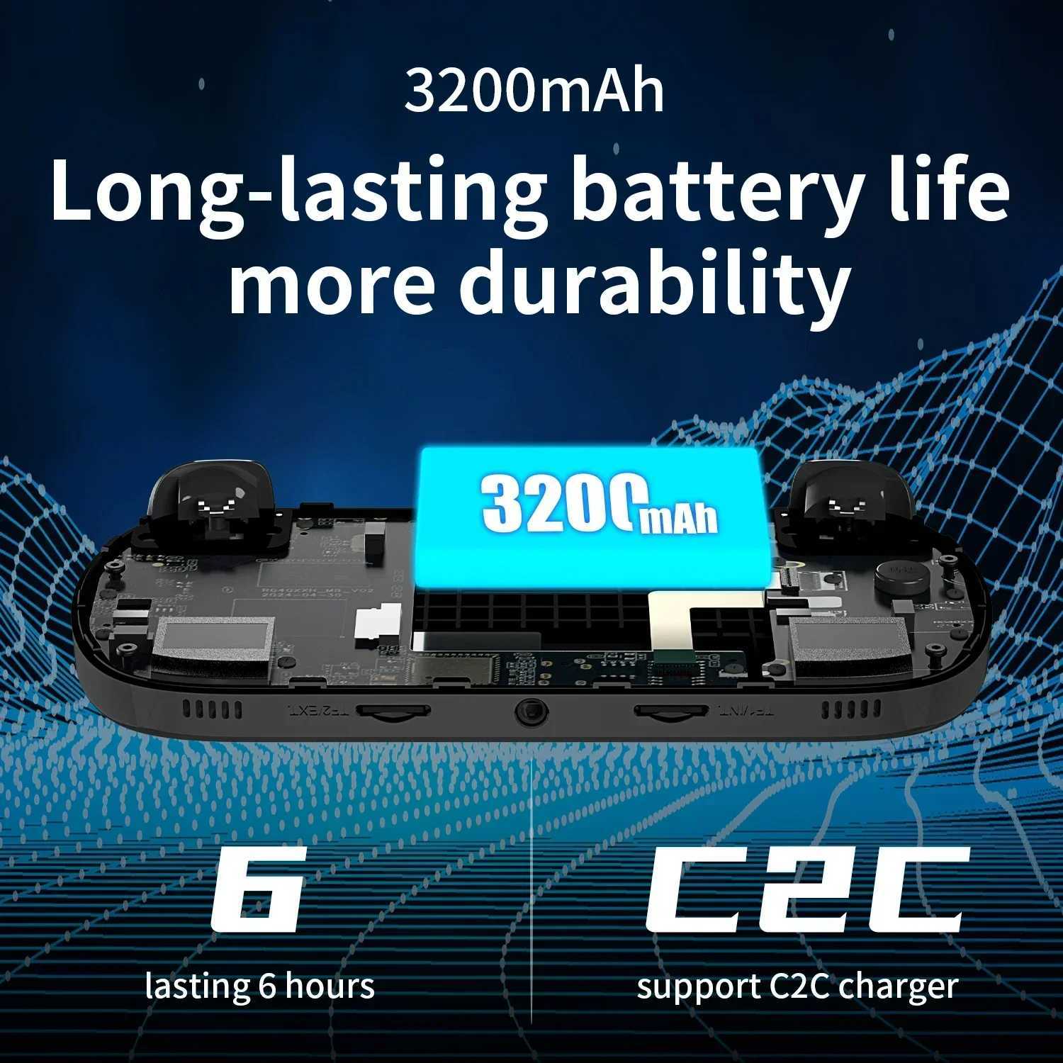 ANBERNIC RG40XX H Handheld Game Console 4 Sn Linux System Joystick RGB Lighting Effect RG40XXH Video Player Smartpro Gifts B250620