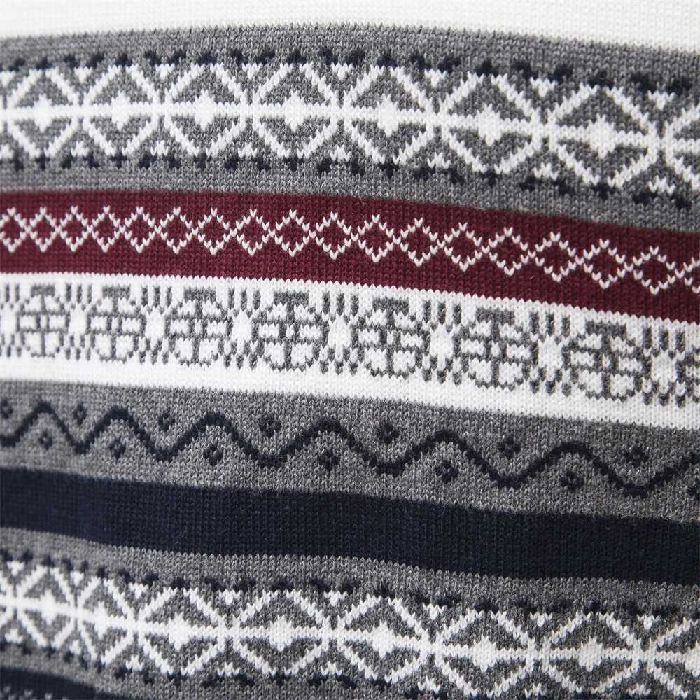 2023 New Autumn Zipper Pullers Men Warm Winter Cotton Sweaters for Men Ethnic Patterns Casual Mens Sweater Z250621