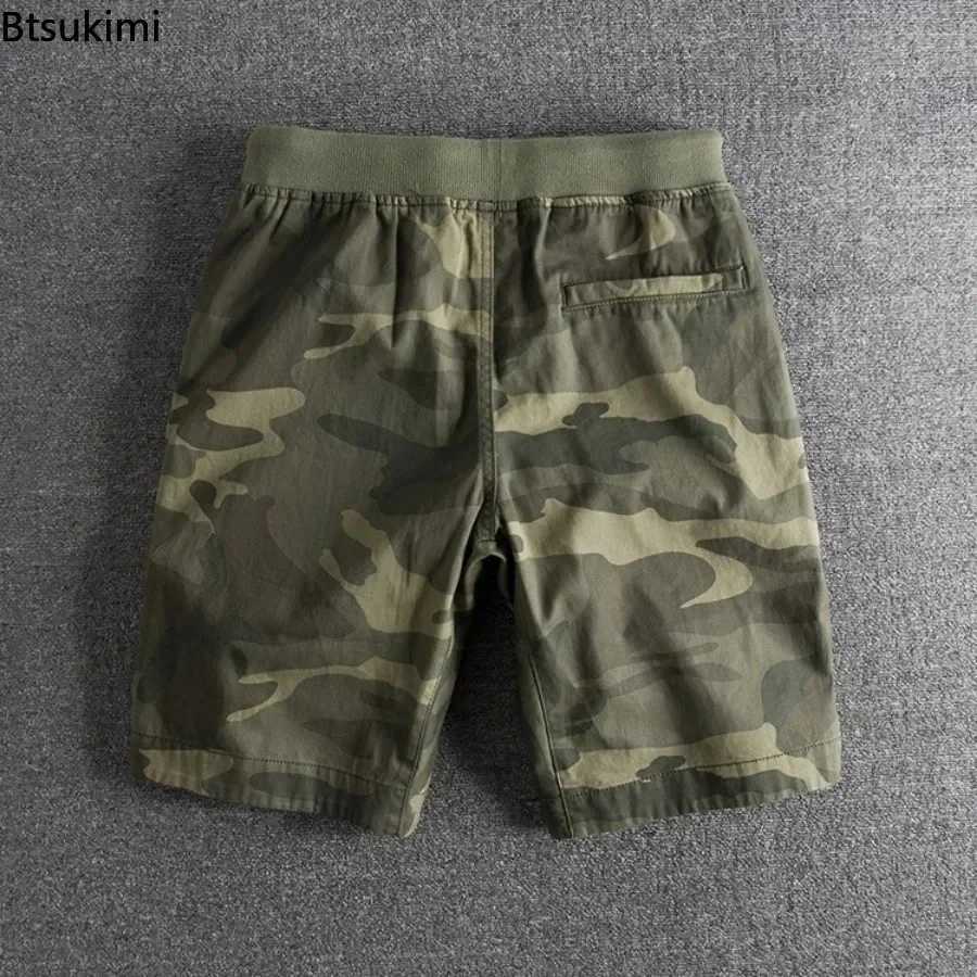 2025 Summer High Quality Camouflage Shorts Men Casual Shorts Fashion Elastic Waist Comfort Loose Personalized Sweatpants for Men W250621