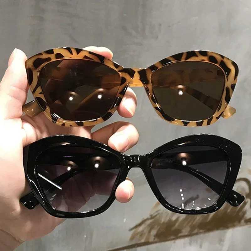 Retro Vintage Cat Eye Sunglasses Multicolor Leopard Print Cateye Sunglasses Goggle Womens Summer Sunscreen Sunglasses W250621