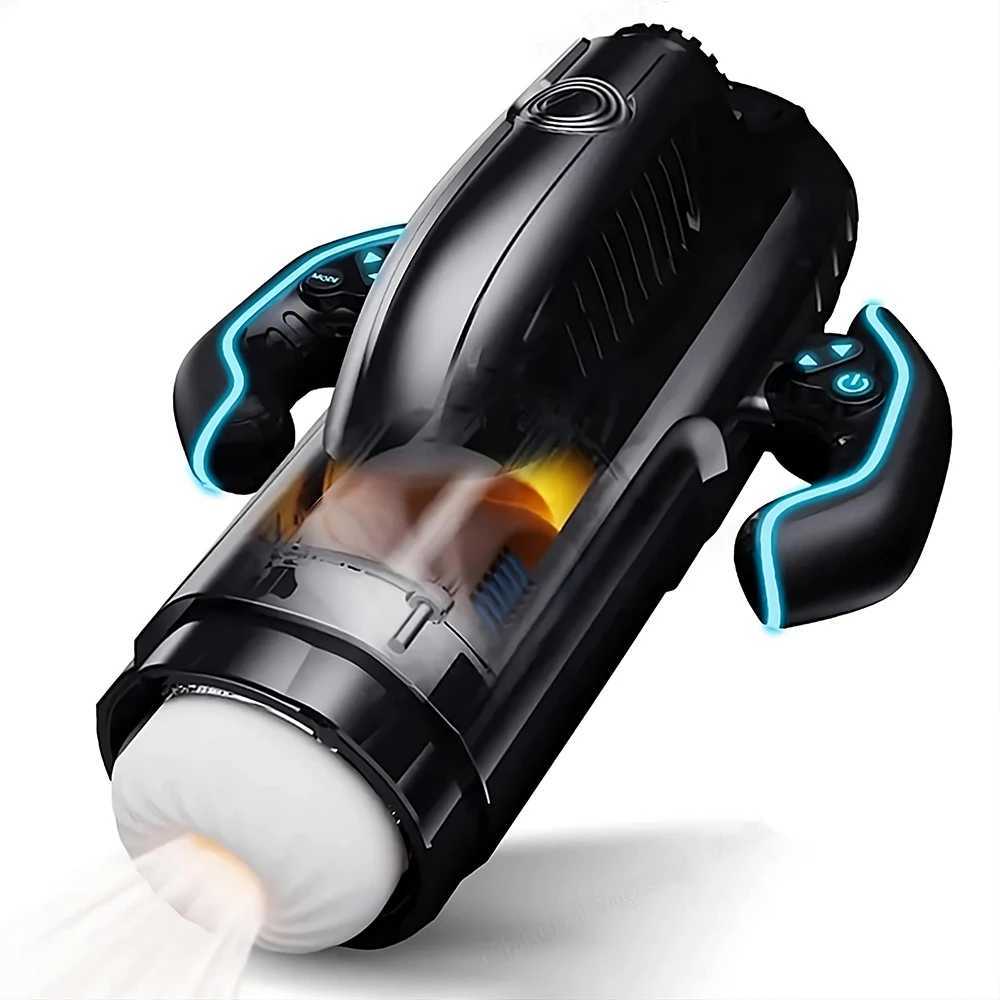 Bermuda Masturbator Powerful Vacuum Sucking Blowjob High-Speed Piston Telescopic Heating Male Masturbation Cup Sex Toys for Men W250621