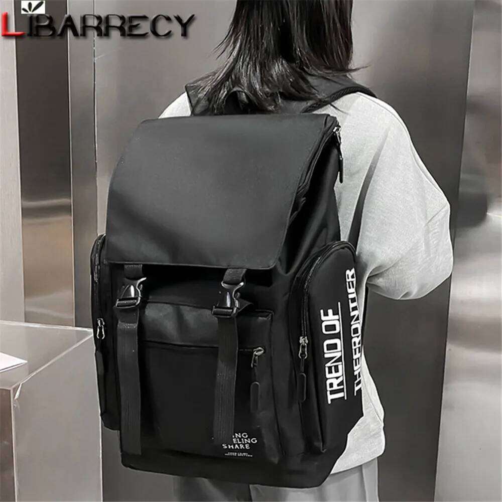 Large-Capacity Design Ladies Panelled Designer High-Quality Canvas Women School Backpack Youth Travel Bookbag