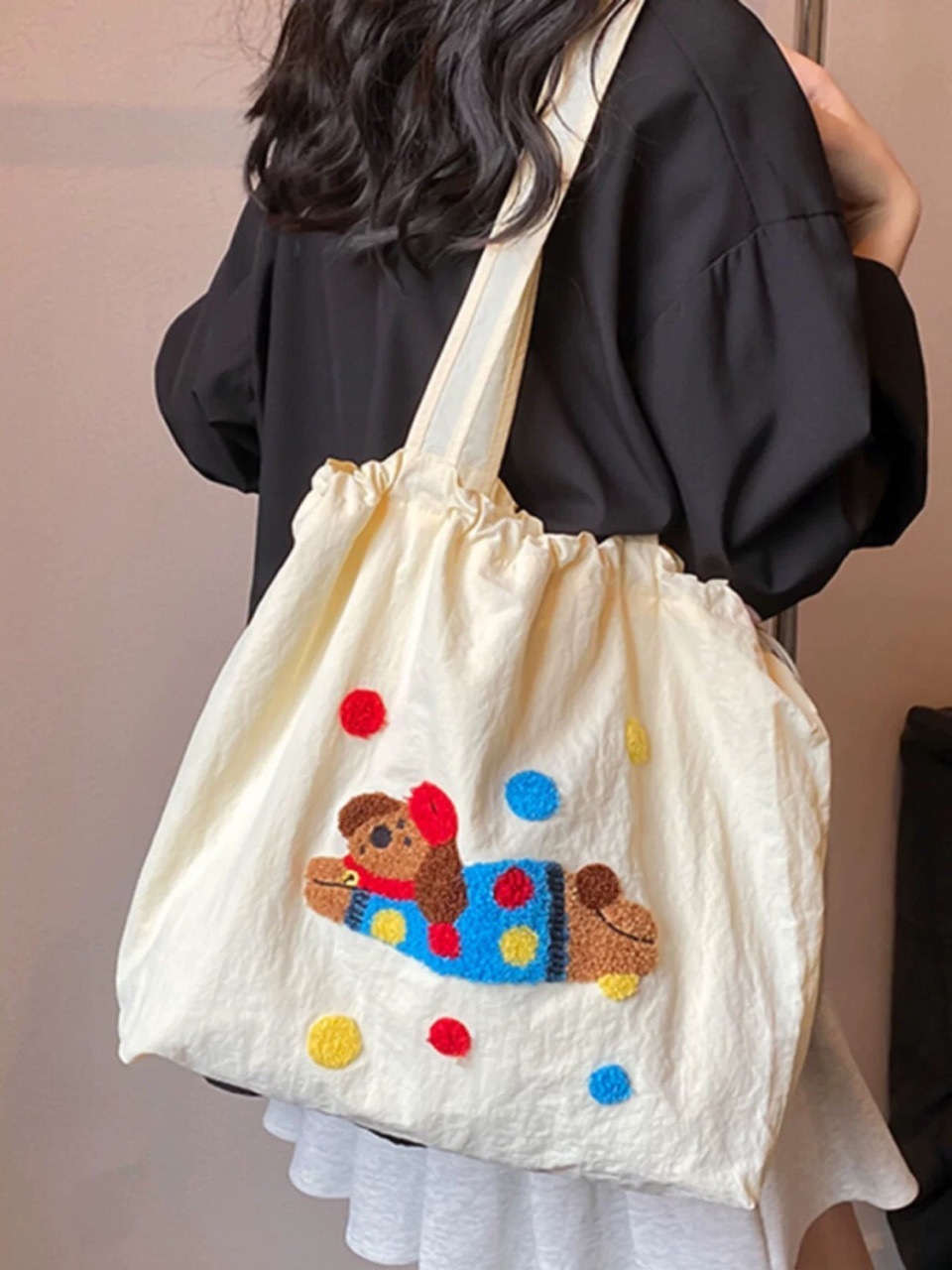Free shipping designer Women Bag Summer New Nylon Canvas Bag Casual Large Capacity Handbag Niche Ins Style Versatile Tote Bag