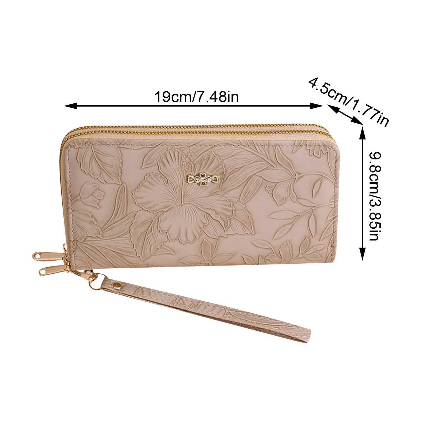 Chic Quilted Long Wallet For Women Secure Zipper Multiple Card Slots Phone Compartment Versatile Clutch For Every Occasion Z250621