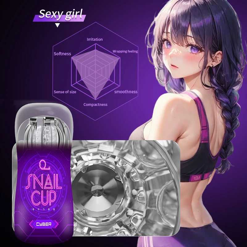Soft Transparent Male Masturbator Cup Sucking Male Penis Trainer Sex Toys Adult Goods for Men W250621