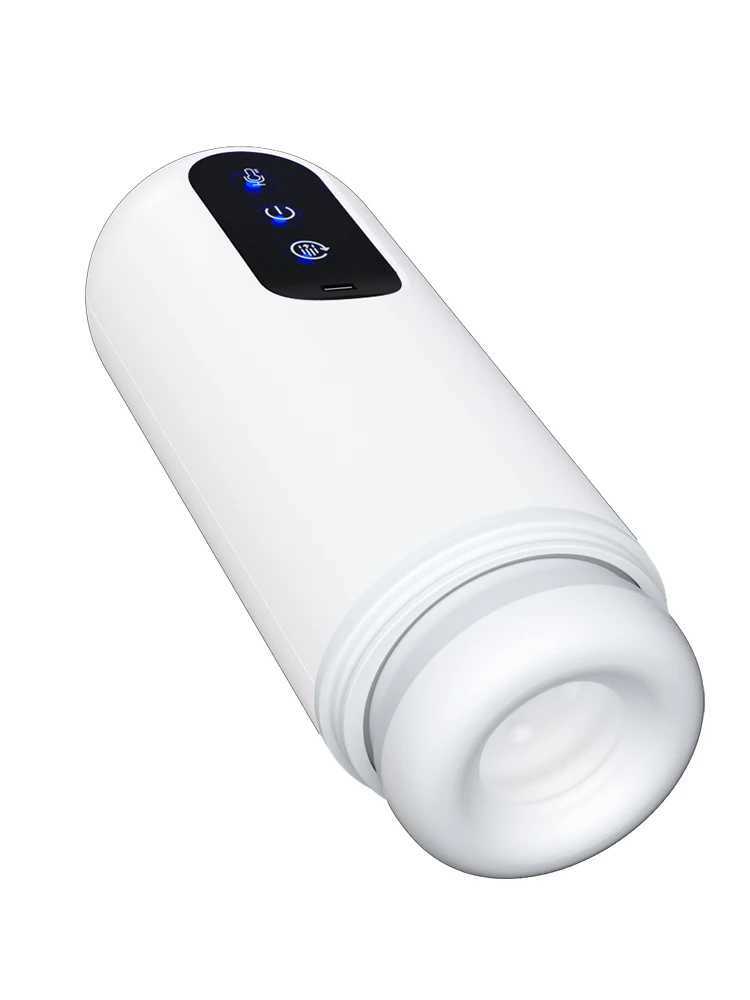 6-Speed Suction Male Masturbator Rotating+Touch LCD 0-Freq Vibration Smart Sound Discreet Design-Adult Pleasure Toy for Men W250621