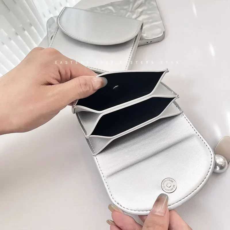 Dopamine Color Korean Card Bag Women Short Wallet Coin Purse Multi Functional Large Capacity Wallet Card Holder ID Card Holder Z250621